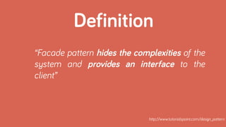 Presentation facade design pattern | PDF