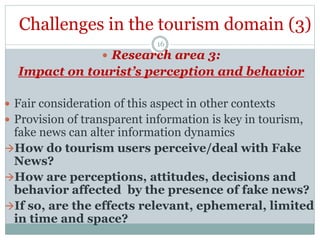 Fake News in Tourism | PPTX