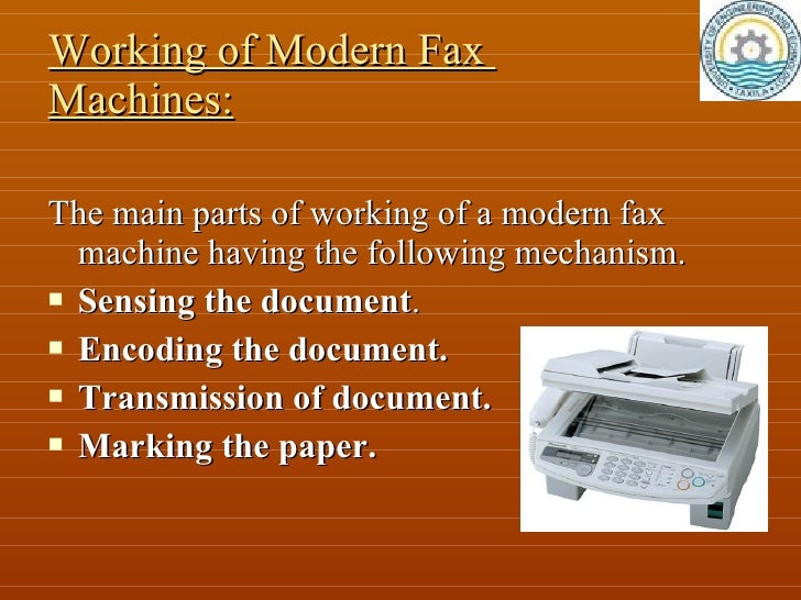 fax machine modern fax machine