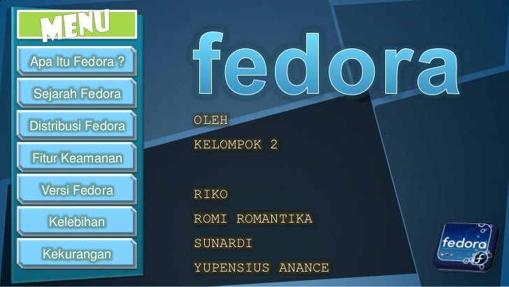 Presentation Fedora