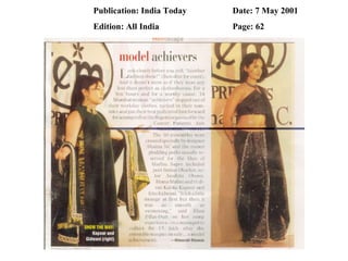 Publication: India Today  Date: 7 May 2001 Edition: All India Page: 62 