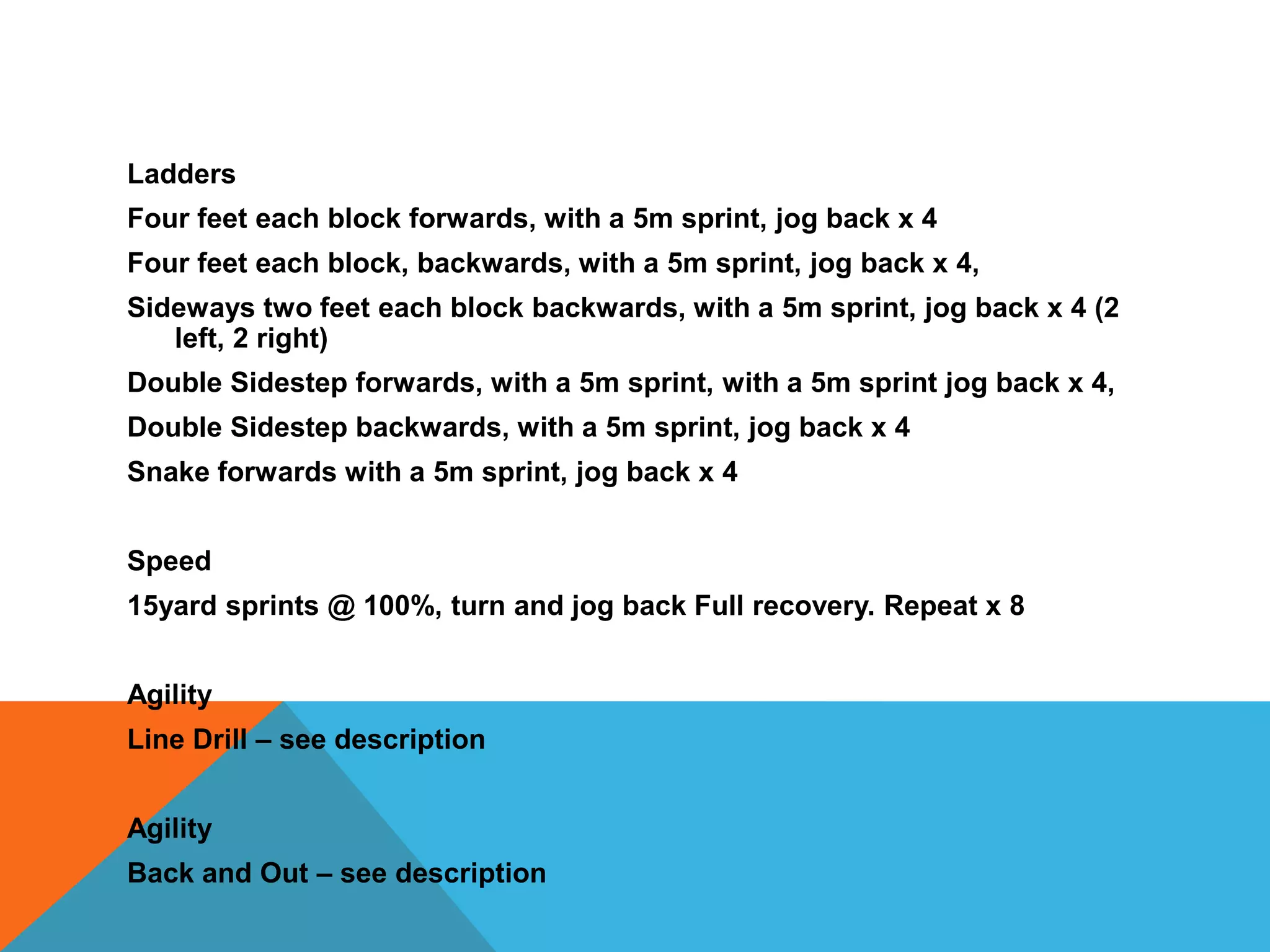 Presentation field hockey fitness drills | PPTX
