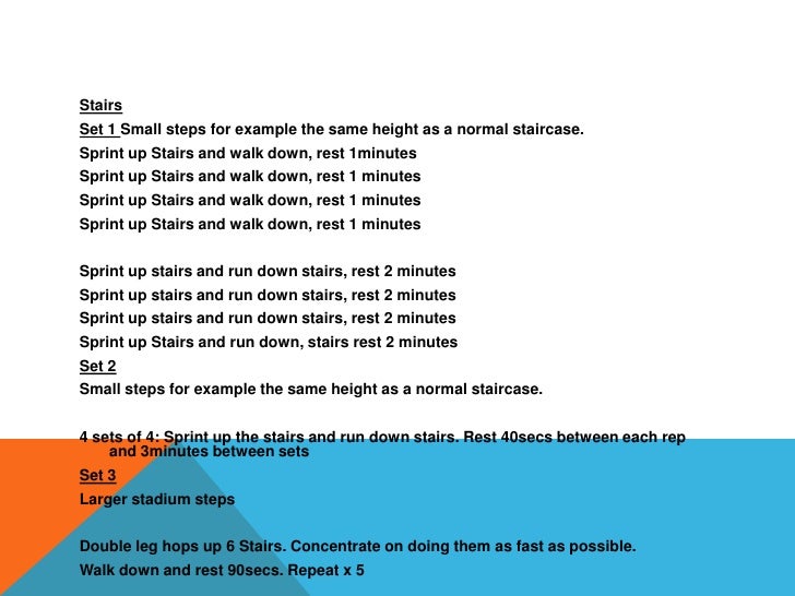 Presentation field hockey fitness drills