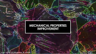 MECHANICAL PROPERTIES
IMPROVEMENT
Image Source: [2] Gludovatz, B. (2014)
 