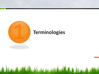 Terminologies

 