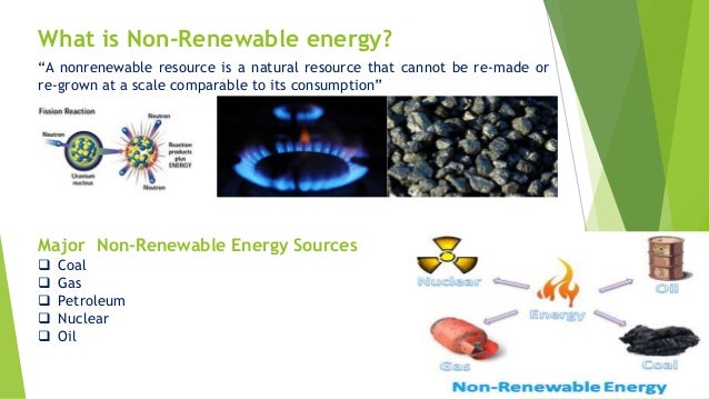 nonrenewable energy