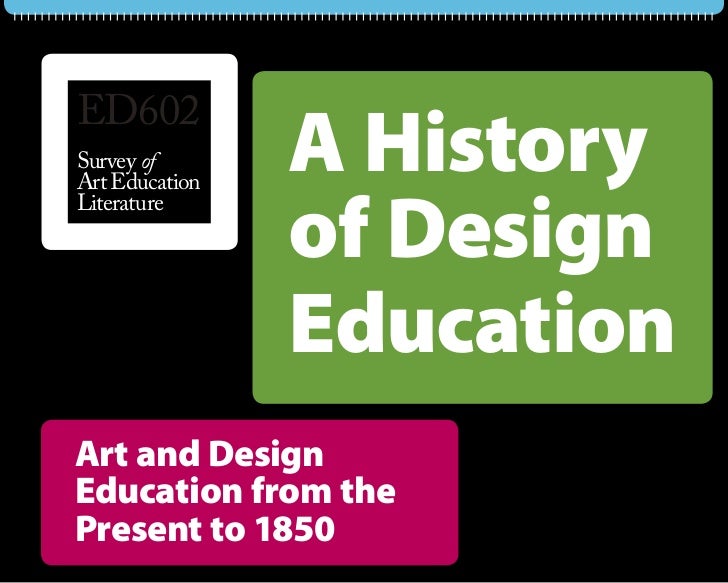 A History of Design Education