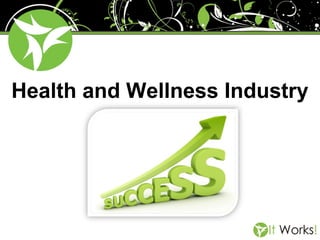 Health and Wellness Industry

 