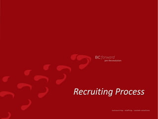 Recruiting Process
 