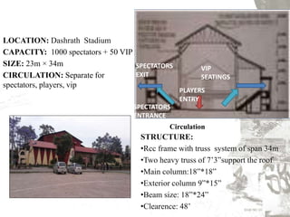 A presentation on sport complex | PPTX