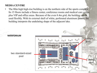 A presentation on sport complex | PPTX