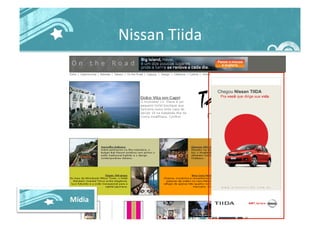 Nissan	
  Tiida	
  
Mídia	
  
 
