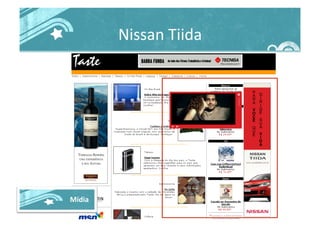 Nissan	
  Tiida	
  
Mídia	
  
 