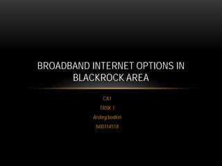Broadband in Blackrock CA