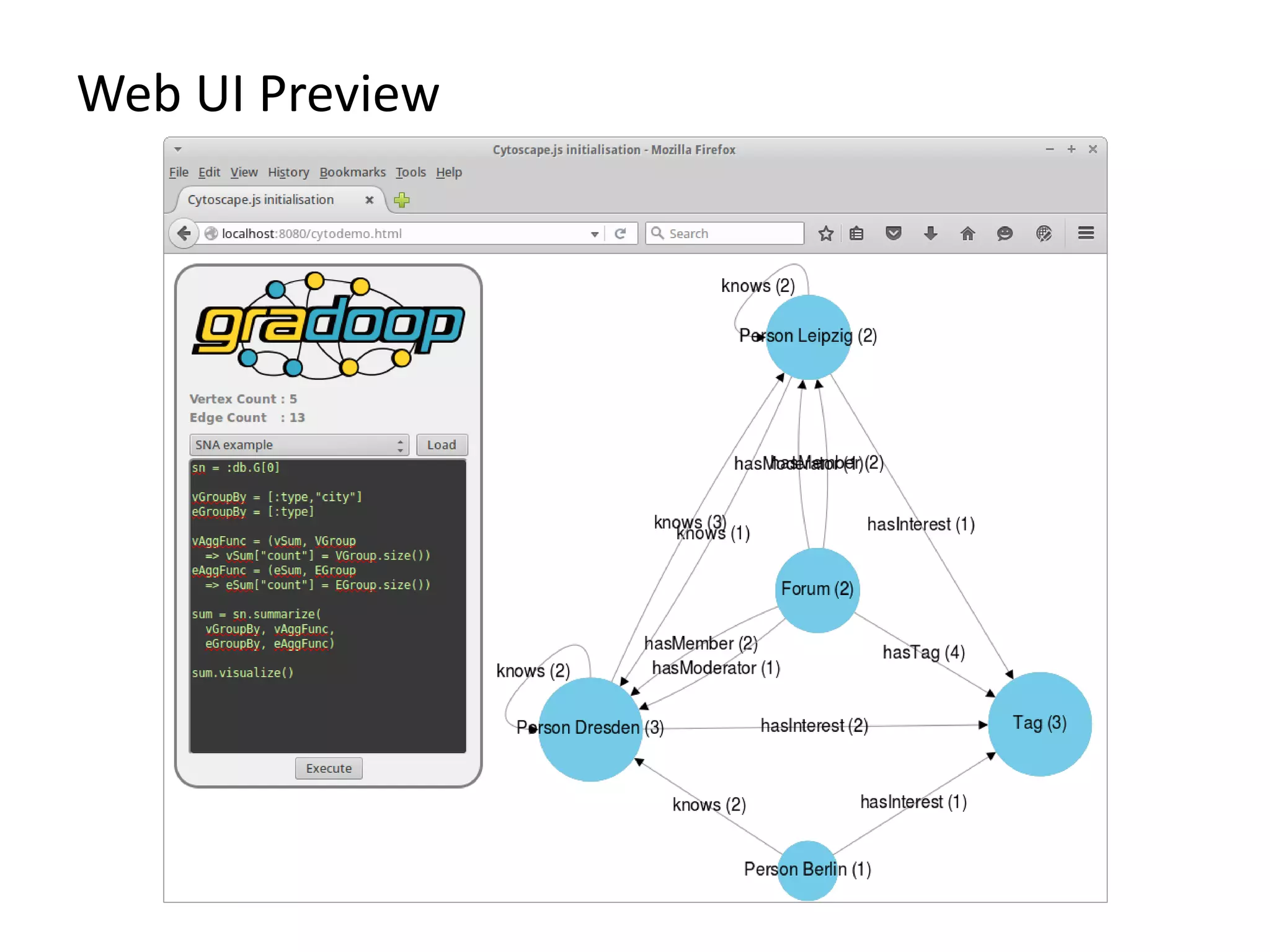 Web UI Preview 
