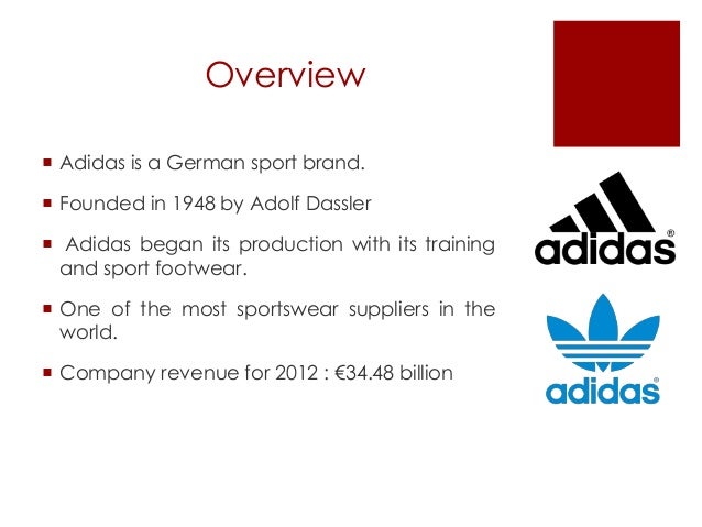 adidas company profile ppt