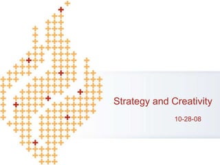 Strategy and Creativity 10-28-08 