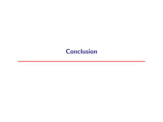 Conclusion
 