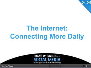 3o f 24




    The Internet:
Connecting More Daily
 