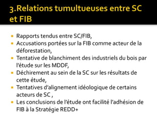 Les fonctions des acteurs non étatiques dans la REDD+ 