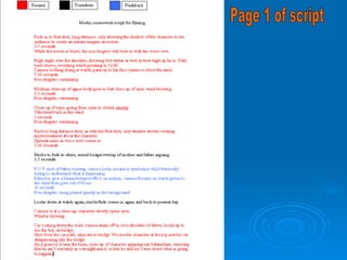 Page 1 of script 