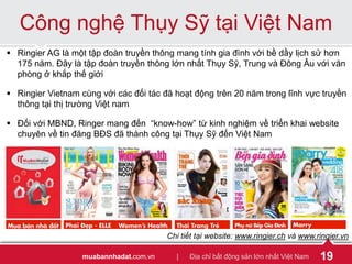 muabannhadat.com.vn | Địa chỉ bất động sản lớn nhất Việt Nam
Công nghệ Thụy Sỹ tại Việt Nam
 Ringier AG là một tập đoàn t...