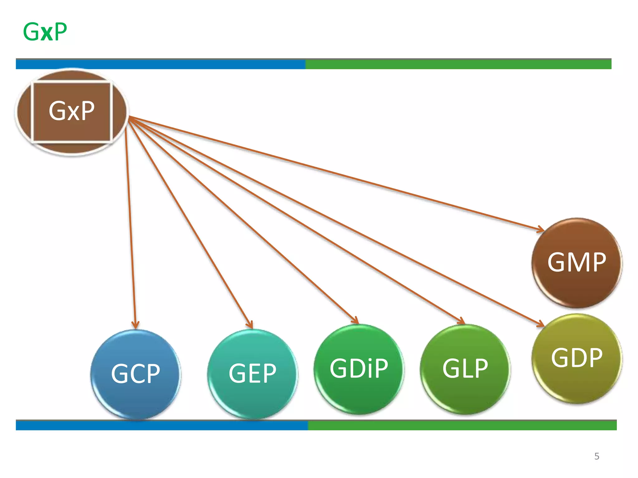 5
GxP
GMP
GDPGLPGDiPGEPGCP
GxP
 