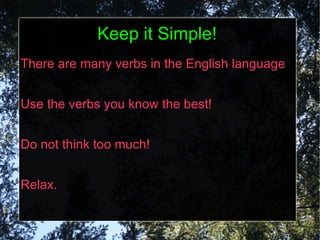 Goal / Desire / Want 