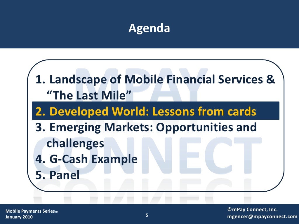 Agenda 1 Landscape Of Mobile Agenda 1 Landscape Of Mobile