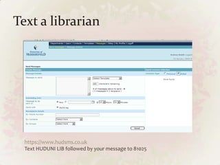 QR codes in the library @ Huddersfield Uni