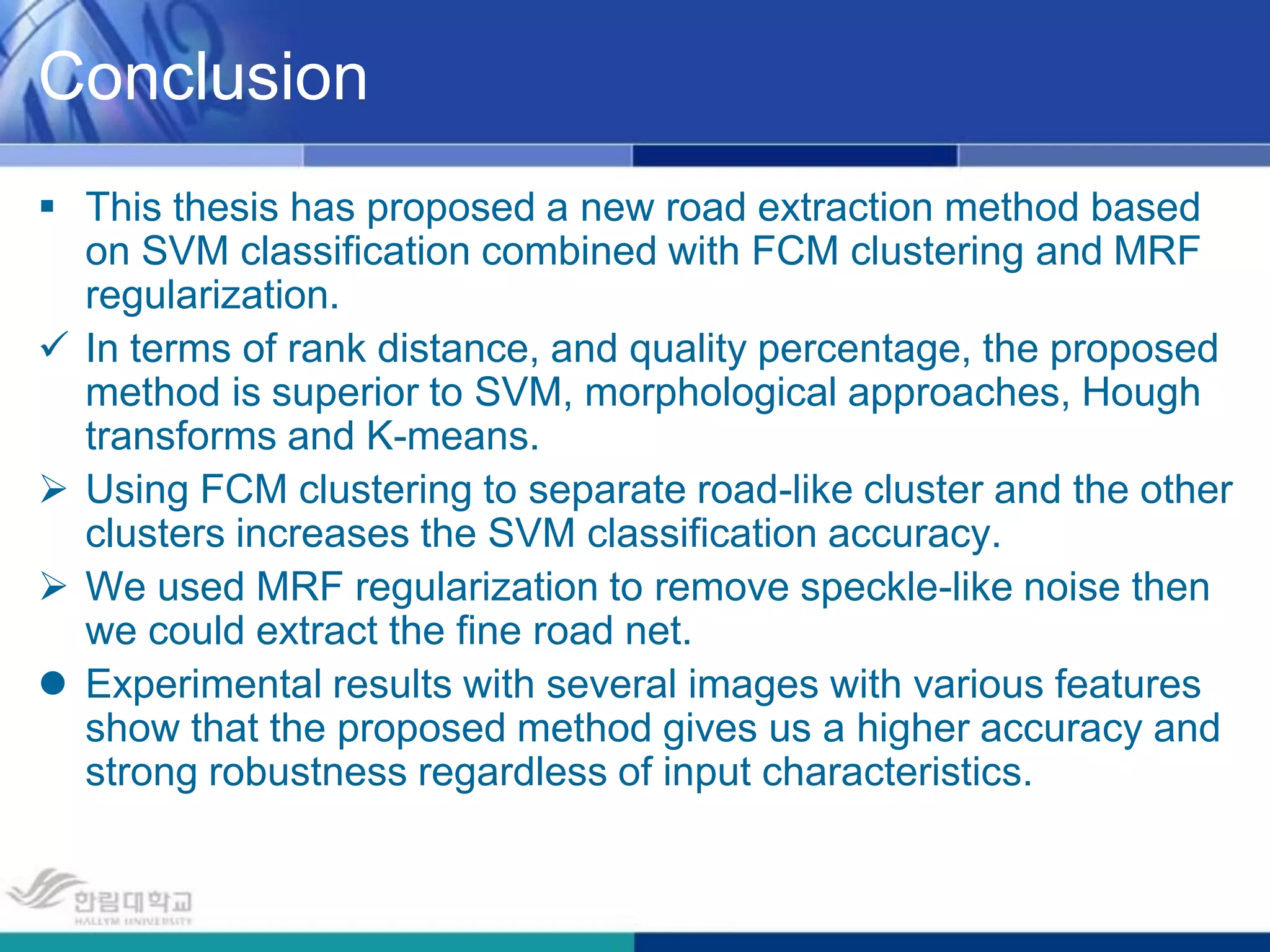 GUI IMPLEMENTATION FOR ROAD Extraction: example 1