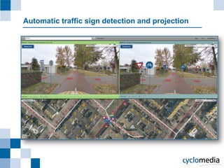 Automatic traffic sign detection and projection
 