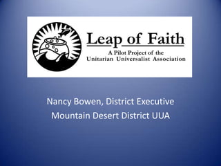 Photo Album Nancy Bowen, District Executive Mountain Desert District UUA 