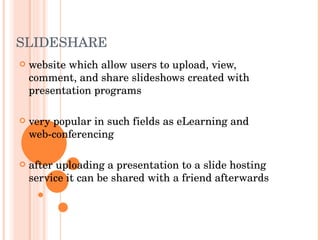 slideshare in teaching and learning | PPT