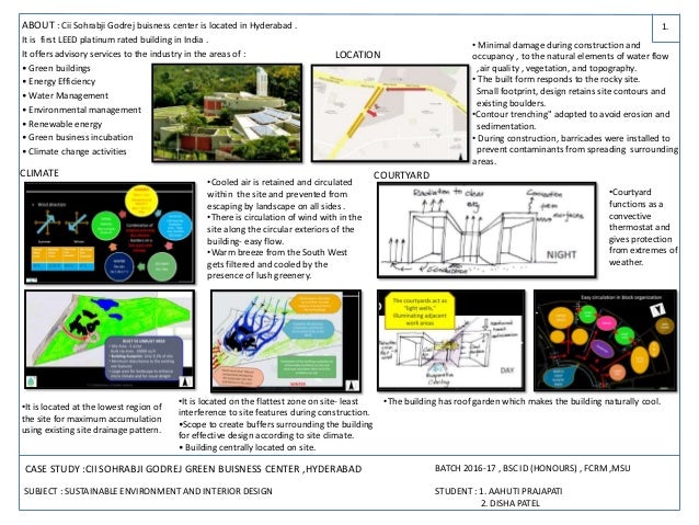 sustainable architecture case study ppt