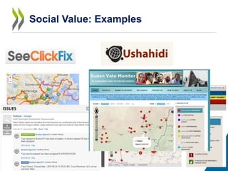 Social Value: Examples
 