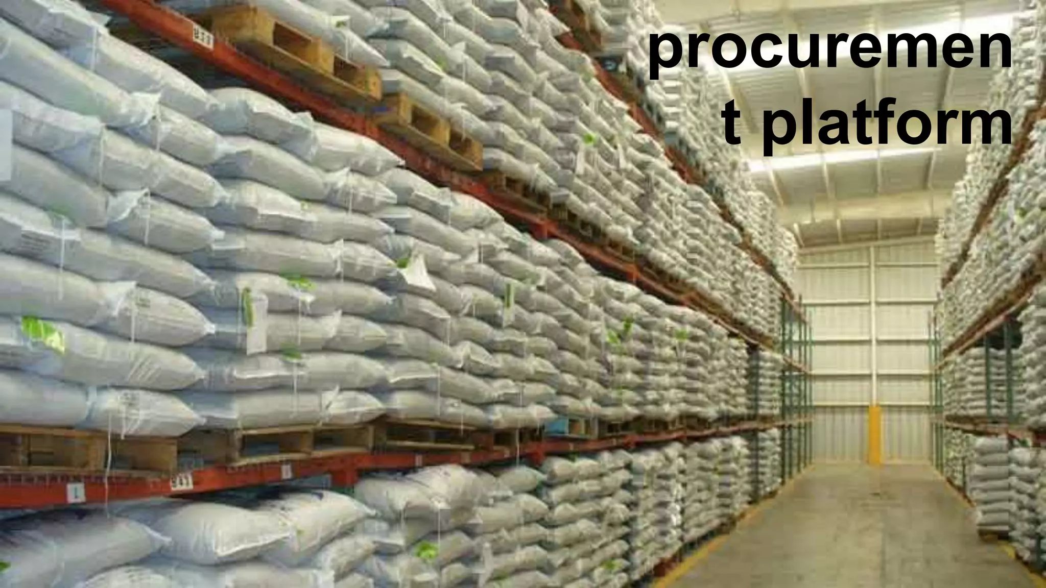procuremen
t platform
 