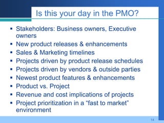 Business PMO & IT Pmo What Is The Difference