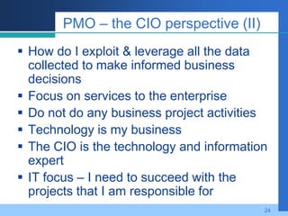 Business PMO & IT Pmo What Is The Difference