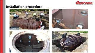 Installation procedure
 