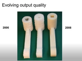 Evolving output quality




2006                      2008
 