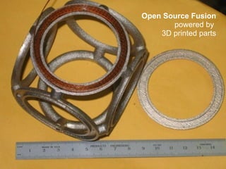 Open Source Fusion
       powered by
    3D printed parts
 