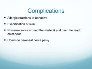 Presentation for skin traction