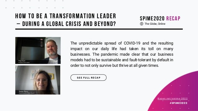 SEE FULL RECAP
The unpredictable spread of COVID-19 and the resulting
impact on our daily life had taken its toll on many
...