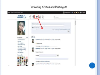 Creating Status and Posting it!
 