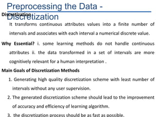 Discretized Classification Processing Novel algorithms for Knowledge discovery from neural networks in ...
