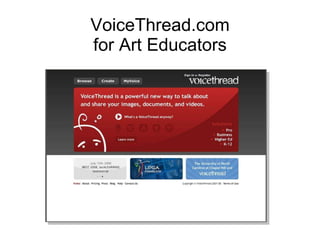 VoiceThread.com for Art Educators 