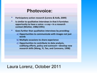 Laura Lorenz, October 2011
 