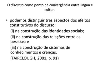 A relação entre língua e cultura no ensino e aprendizagem de línguas ...