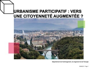 08/06/2017- Page 1
Département de l'aménagement, du logement et de l'énergie
 